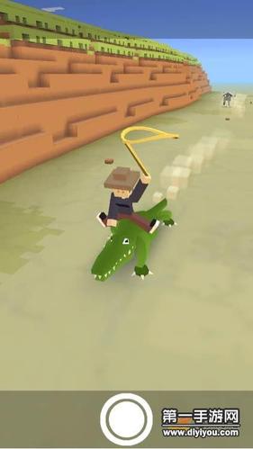 疯狂动物园鳄鱼快来骑鳄鱼过过瘾