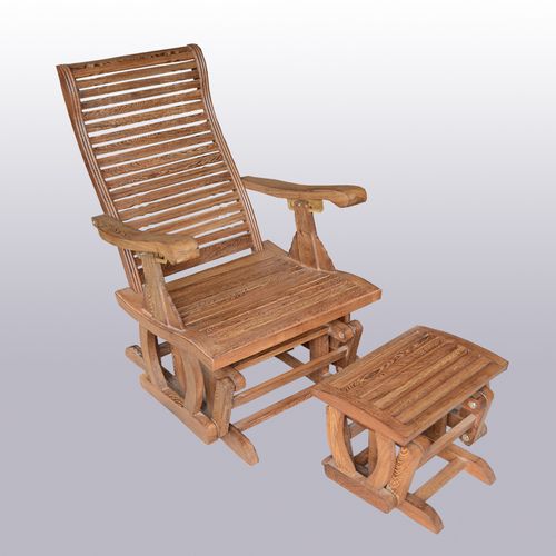 博古恒韵 红木家具 明清古典实木摇椅 躺椅 老人椅 jcm664