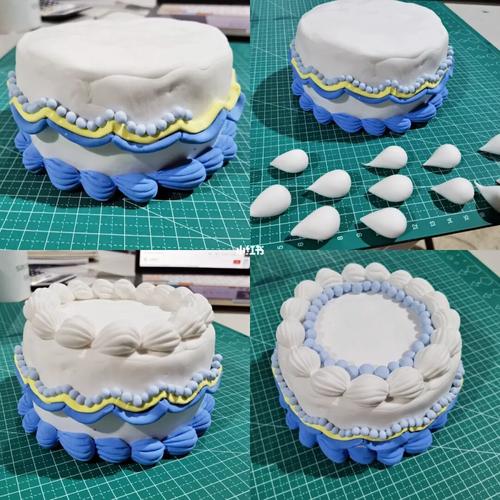 粘土复古小蛋糕教程/仙女们捏起来珀斯手作_粘土_手工