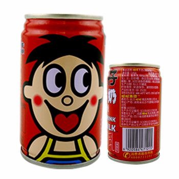 旺旺 旺仔牛奶 245ml 罐装 复原乳 调制乳 儿童营养饮料