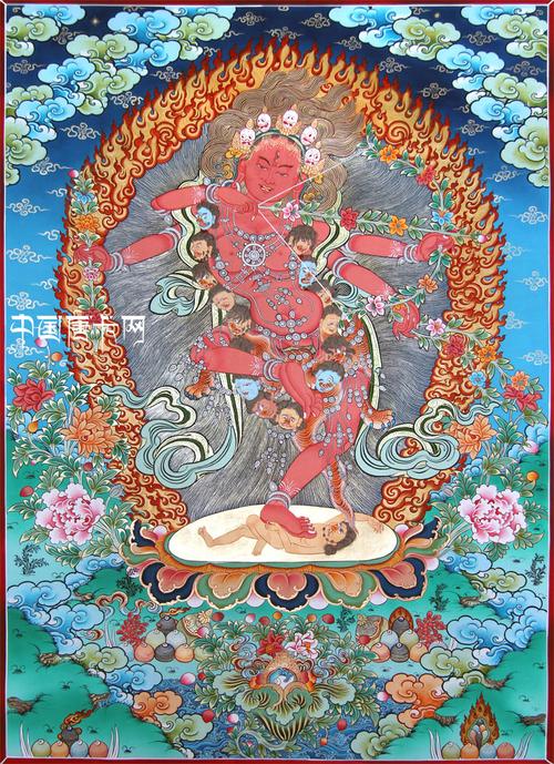 作明佛母唐卡