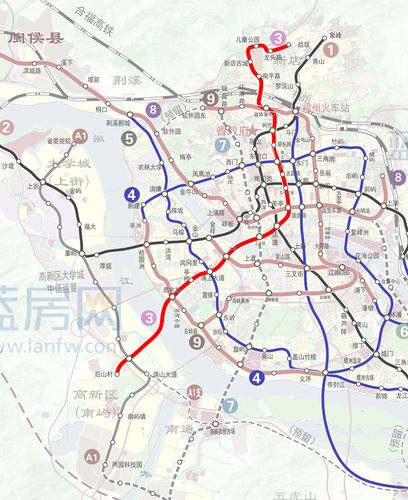 涉及5条地铁 市域s1线