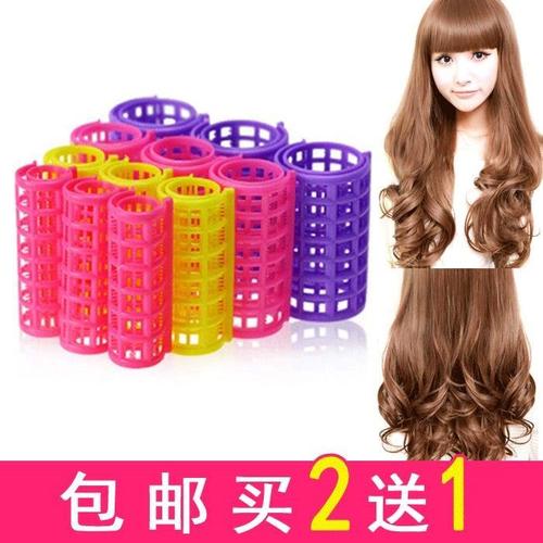 美发工具万能器卷发泡沫万能棒 冷烫发杠子 万能杆橡胶杠梨花头.