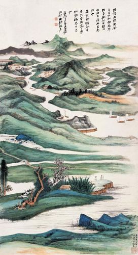 诗情画意山水题画诗