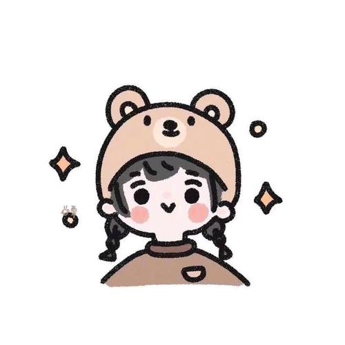 可爱卡通女生头像,闺蜜头像