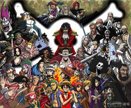 谁能给我几张psp的海贼王壁纸,要路飞海贼团的全体人员,要有布鲁克的!