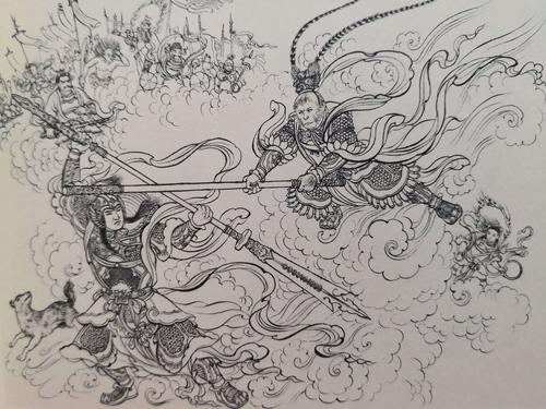 九轩版  大闹天宫>>(李翔绘画)(下)