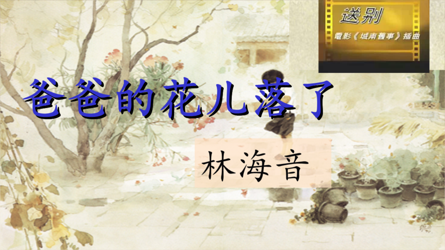 爸爸的花儿落了 -.ppt