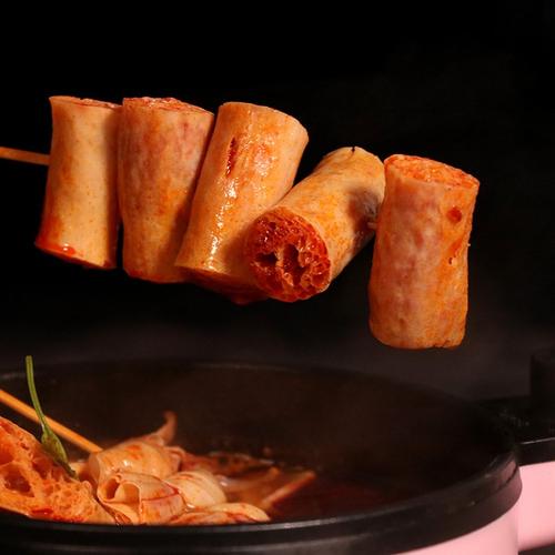 豆肠串150串豆皮棍人造肉豆制品素鸡肠关东煮麻辣烫火锅商用炸串