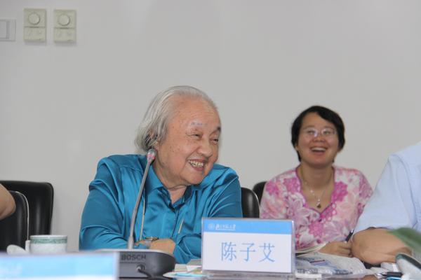 北师大文学院教授陈子艾在发言