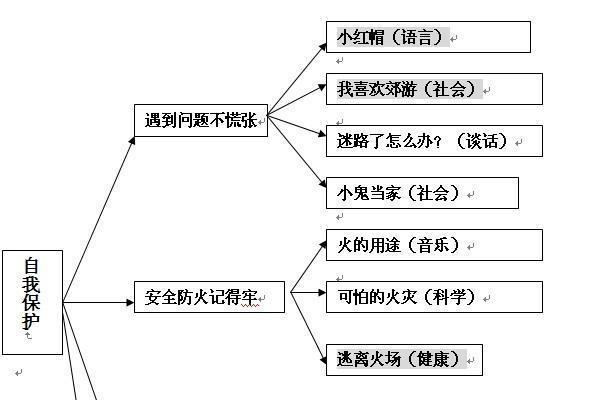 大班主题 自我保护
