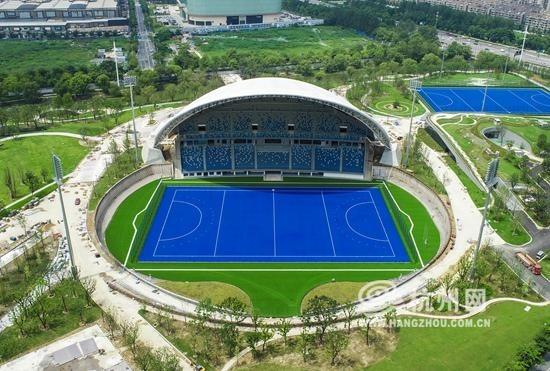 杭州大运河亚运公园展真容