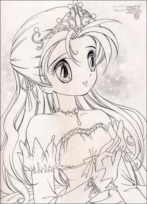 简笔画的公主图片大全图片 风来了简笔画图片大全