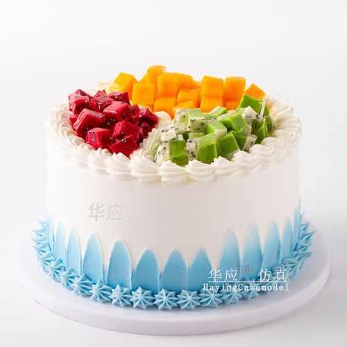 2019新款生日蛋糕图片,2019生日蛋糕图片新款 水果生日蛋糕模型2019新款硅胶仿真蛋糕模型欧式假