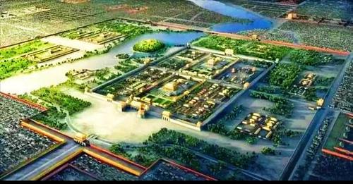 元大都城示意图.