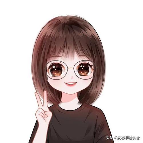 换一换你的头像吧适合女生短发的卡通头像性感又可爱