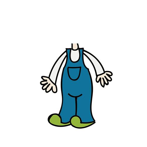 男孩可爱卡通人物抠图素材_卡通_抠图素材_素材_素材