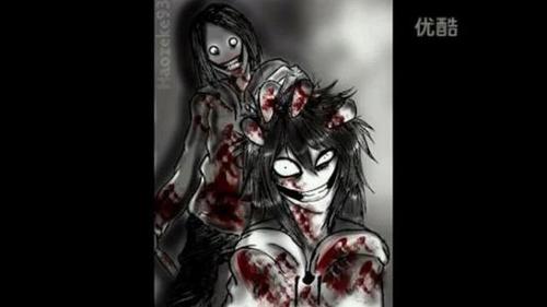 杰夫杀手简笔画