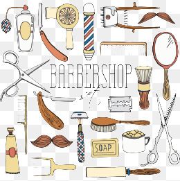 理发店卡通图片大全