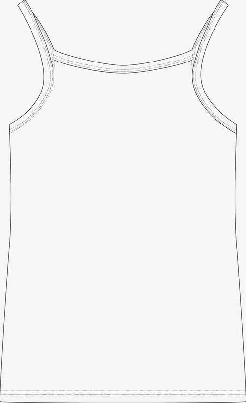 手绘吊带服装设计图
