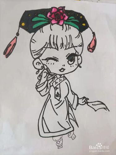 清代的格格怎么画?