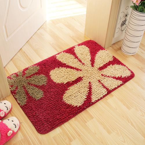 紫菡进门地垫入户门垫卧室厨房门厅吸水脚垫卫浴室防滑垫定制地毯