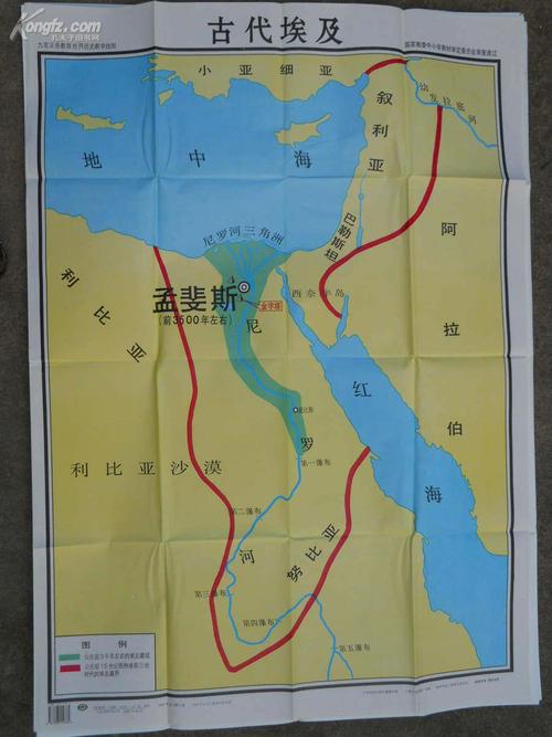 古埃及国都孟菲斯位于尼罗河东岸?还是西岸?有地图最好