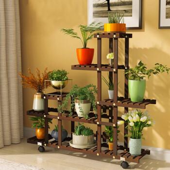蚁伽花架阳台花架花架子实木花架花架客厅装饰花架子多层室内置物架