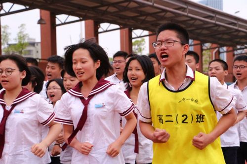 长乐一中首占校区第一届跑操比赛