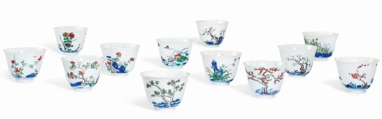 康熙十二花神杯