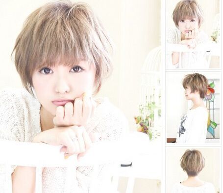 碎发清新短发造型 魅力指数直线上升