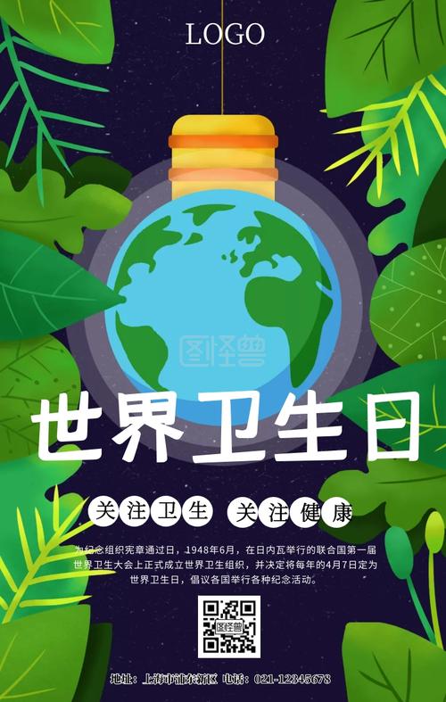 世界卫生日活动海报