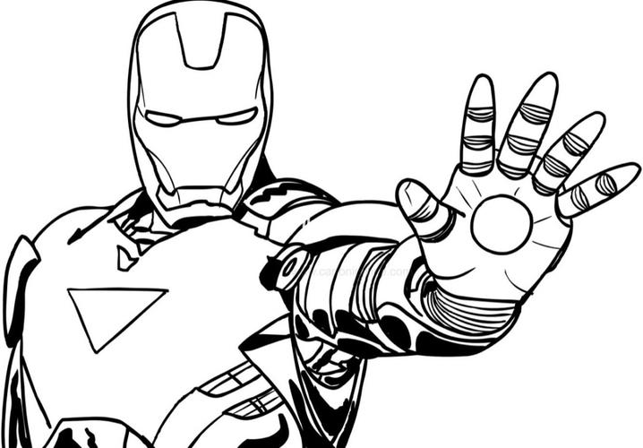 美术/创意画/简笔类素材钢铁侠_钢铁侠_美术_创意画_素材_绘画_绘画