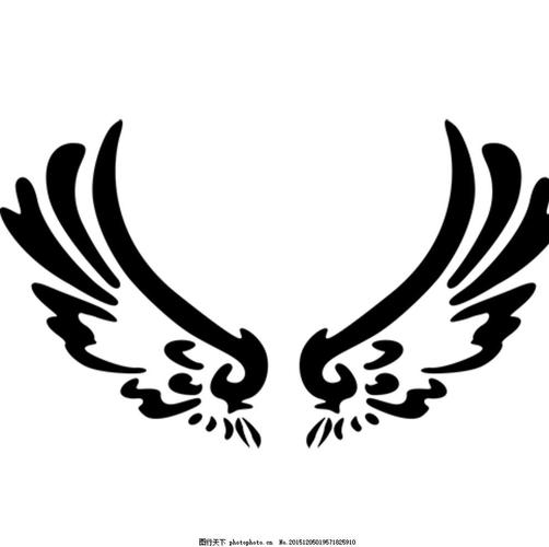 特殊翅膀花纹符号