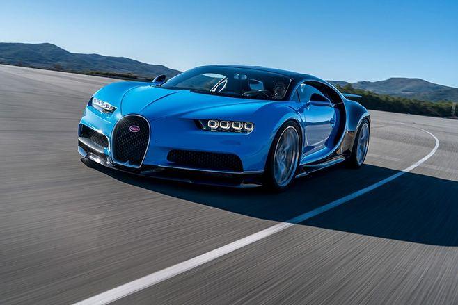 bugatti chiron is world"s fastest car with a maximum speed