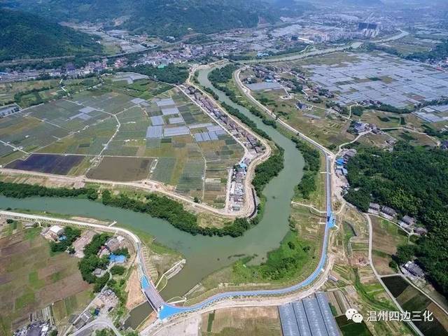 萧江塘河全长12.8公里,其中苍南段9.