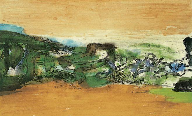 华裔法国画家 赵无极作品选粹(现代抒情抽象派)