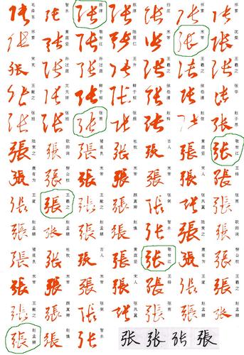 "张"这个字怎么样子写的才好看
