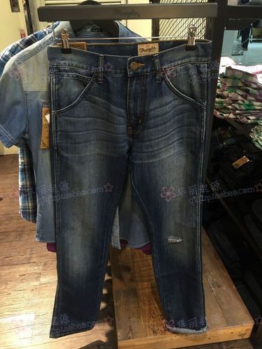 wrangler威格专柜正品男款薄款牛仔裤wmc331d28311 原价490