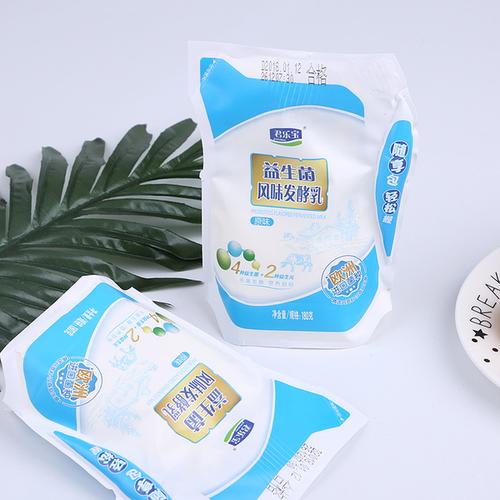 亿品鲜牛奶企业店袋包邮 12 180ml 君乐宝益生菌酸奶风味发酵乳牛奶