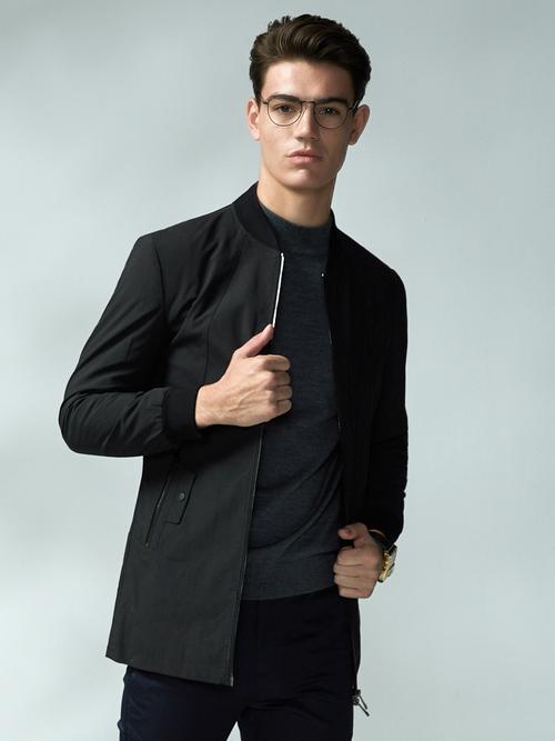 busen步森男装休闲服夹克男士外套2019冬新品