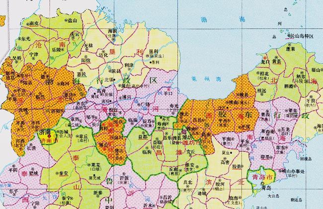 山东省的区划调整16个地级市之一东营市为何有5个区县