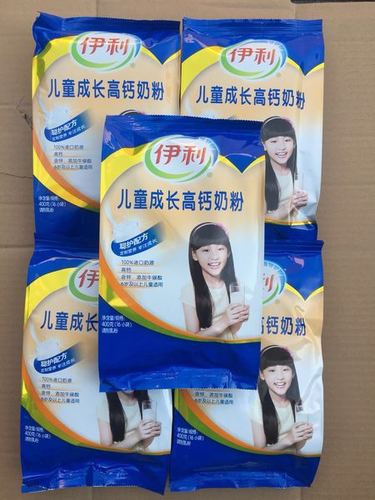 岁以上儿童学生青少年 6 袋装 400g 5 月产伊利儿童成长高钙奶粉 5 年