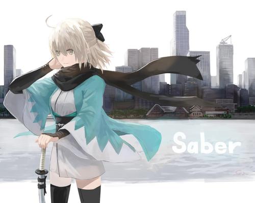 p站画师作品saber冲田总司