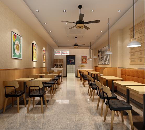 快餐厅|空间|室内设计|lllexl - 原创作品 - 站酷
