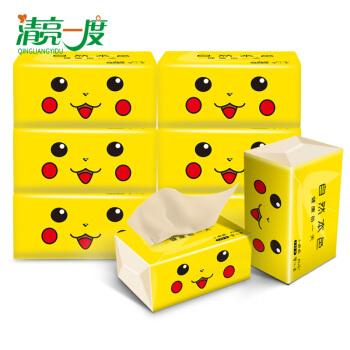 清亮度 萌宠抽纸本色卫生纸餐巾纸面巾纸母婴纸巾精品