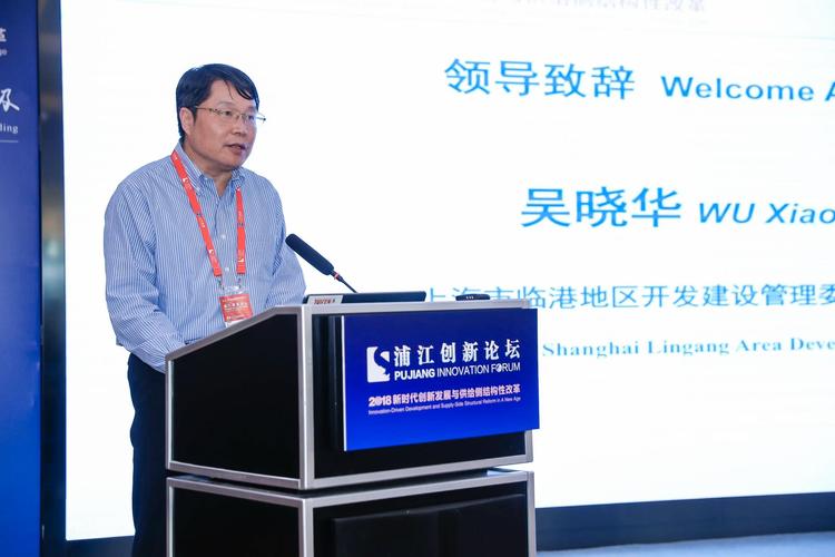 上海市临港地区开发建设管理委员会副主任吴晓华致辞