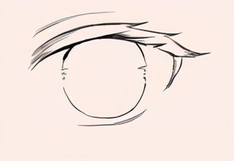 动漫人物眼基础进阶画法人物眼睛线稿到上色的画法技巧