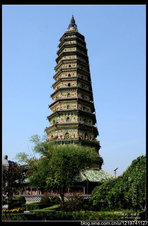 古塔魅影之山西洪洞广胜寺飞虹塔