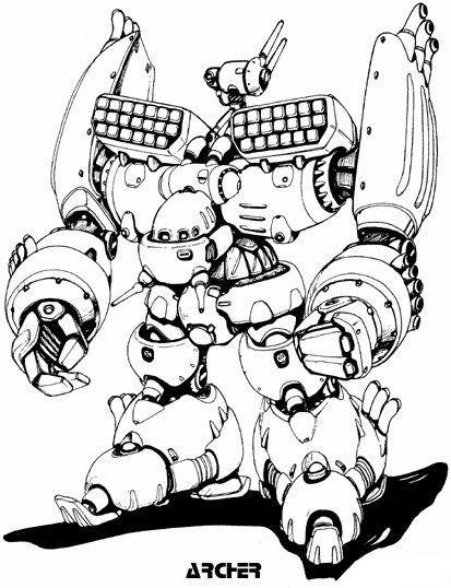 原画设定国外机器人robot手绘原画欣赏-建模-3d艺术